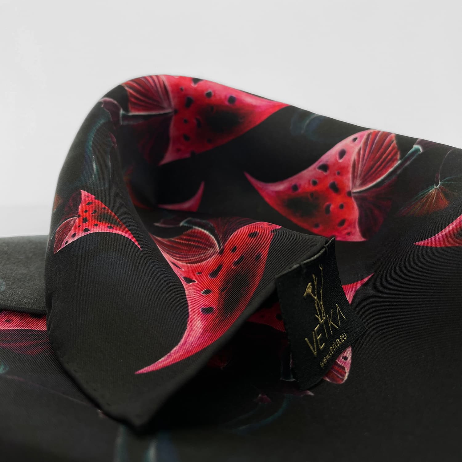 Small Silk Scarf Amanita muscaria - Image 2