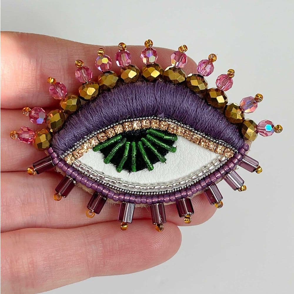Brooch Amethyst Phantom - Image 2