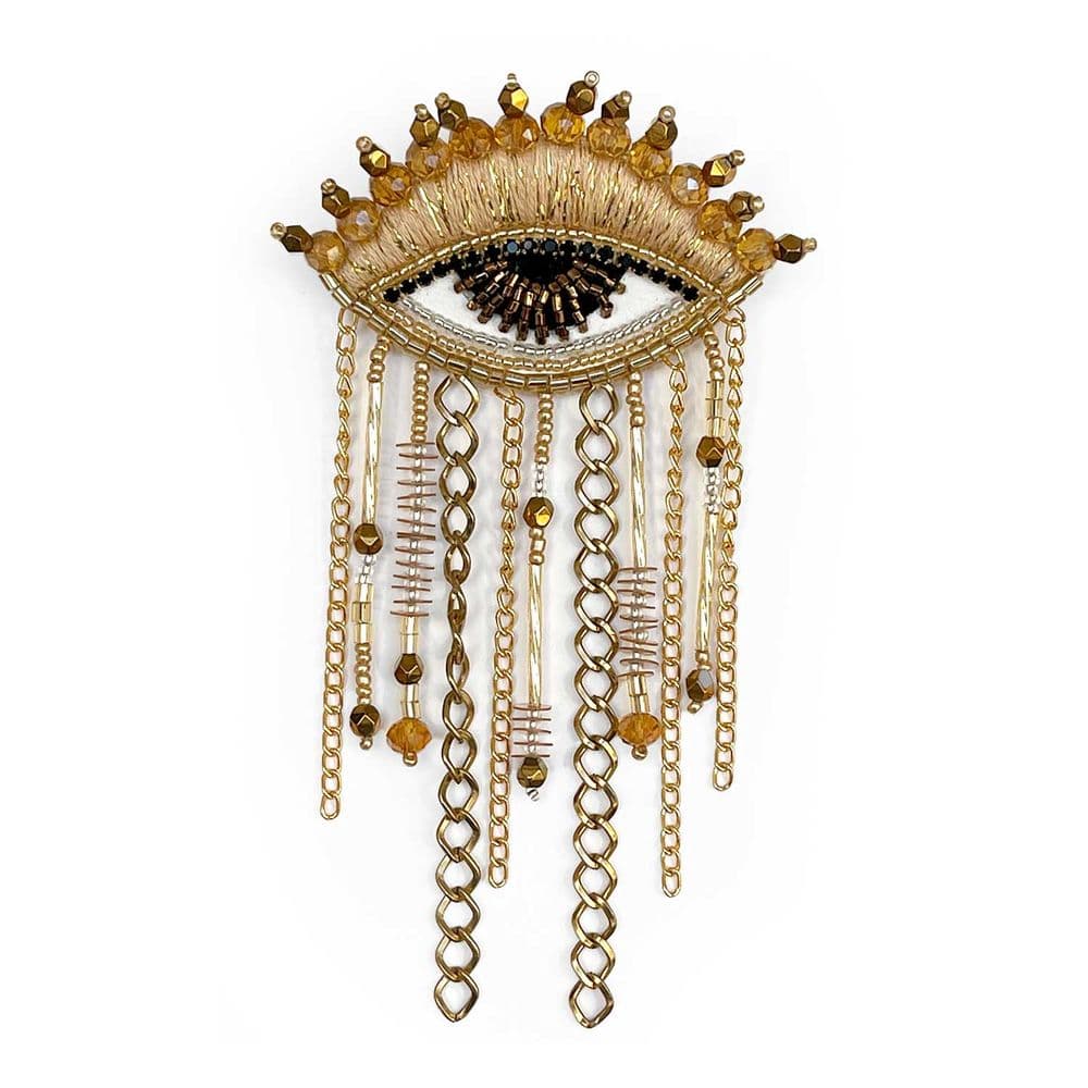 Brooch Golden Gaze - Image 1