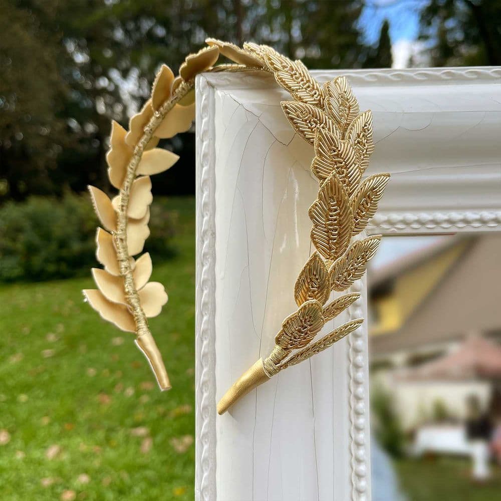 Headband Golden Leaves - Image 5