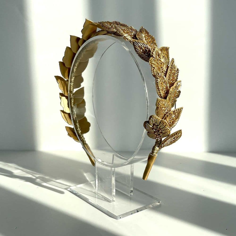 Headband Golden Leaves - Image 2